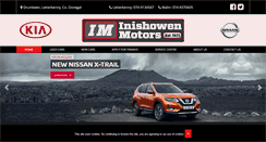 Desktop Screenshot of inishowenmotors.ie